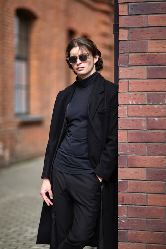 Styled monochrome outfit